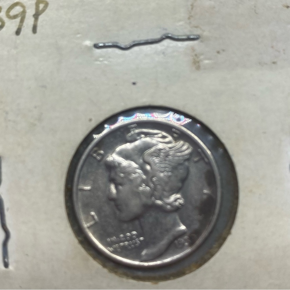 1939 Mercury Dime